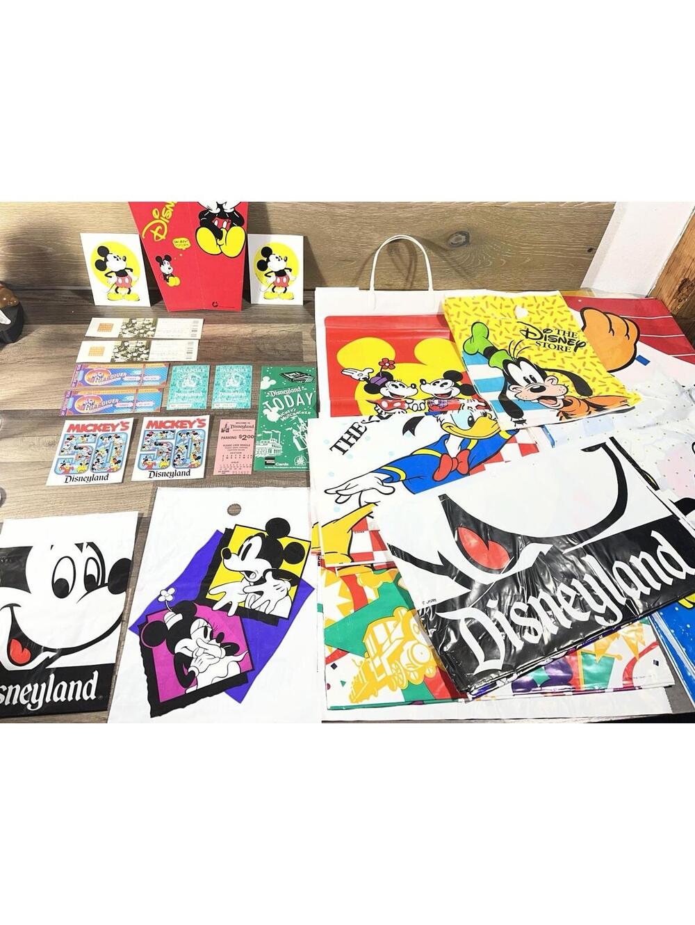 Disneyland Tickets, Stickers, Gift Bags & Misc